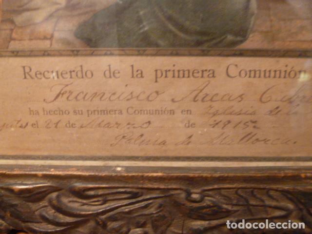 Antig&uuml;edades: marco con recuerdo primera comunion - Foto 7