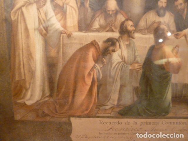 Antig&uuml;edades: marco con recuerdo primera comunion - Foto 9