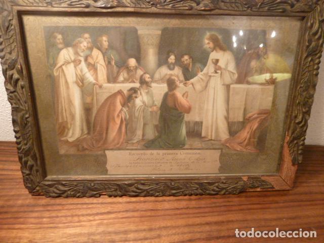 Antig&uuml;edades: marco con recuerdo primera comunion - Foto 10