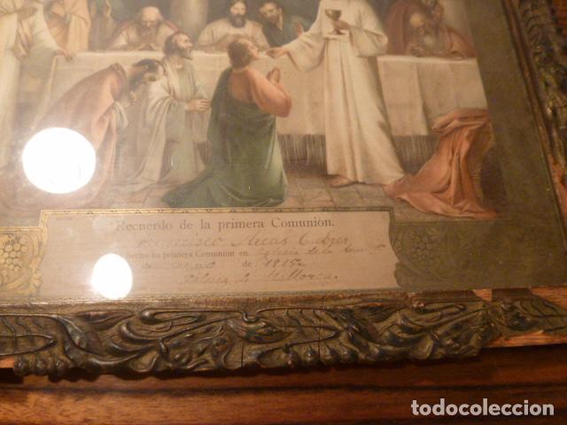Antig&uuml;edades: marco con recuerdo primera comunion - Foto 16