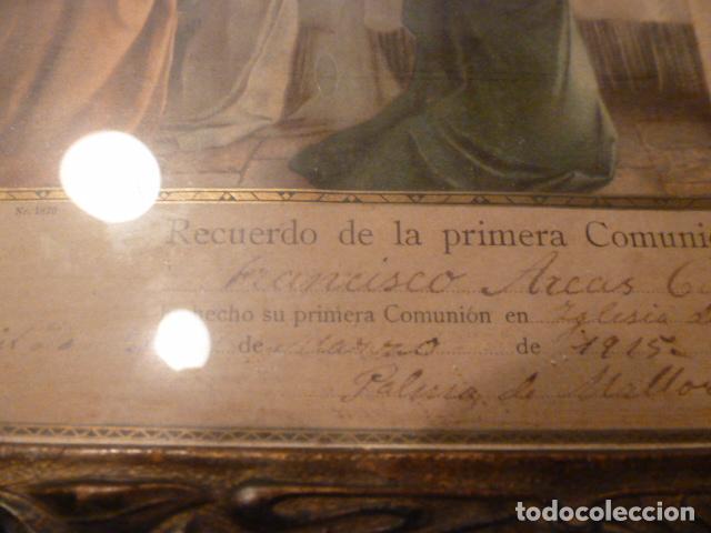 Antig&uuml;edades: marco con recuerdo primera comunion - Foto 17