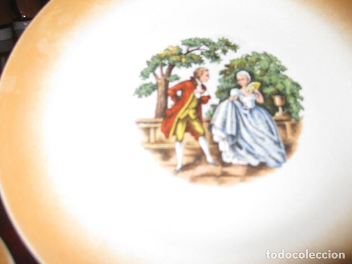 Antig&uuml;edades: dos platitos porcelana - Foto 2