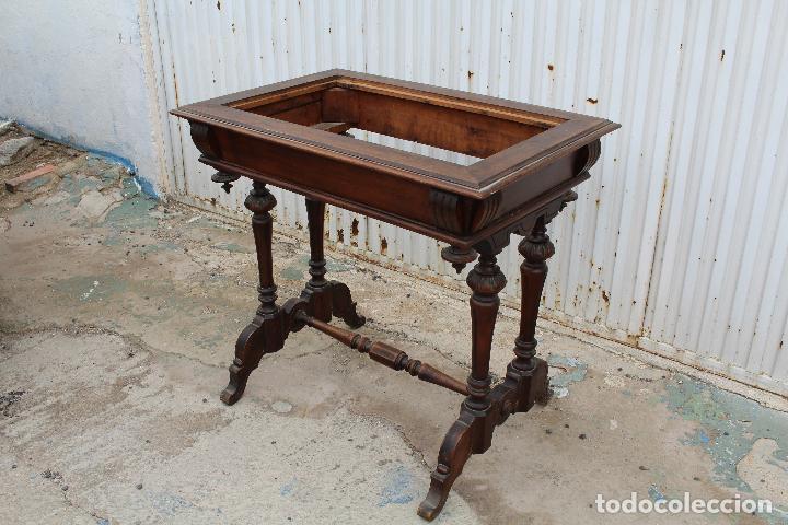 Antig&uuml;edades: mesa antigua de madera - Foto 1