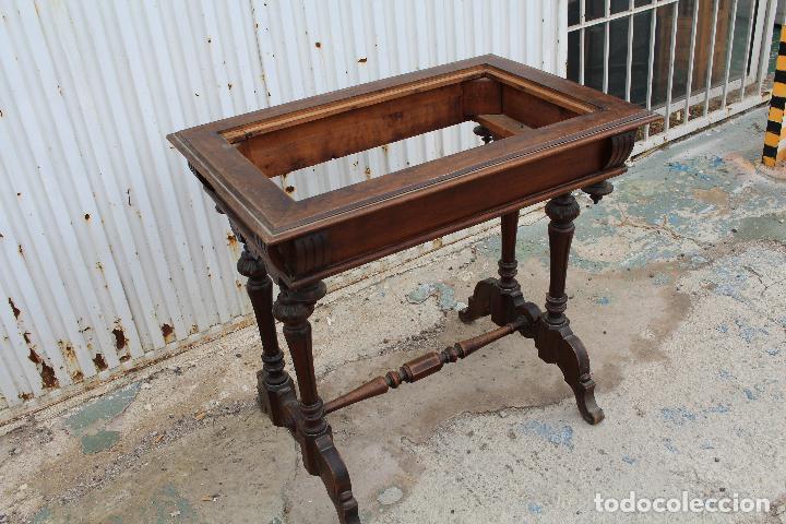 Antig&uuml;edades: mesa antigua de madera - Foto 4