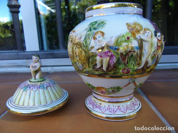 Antig&uuml;edades: CENTRO-JARRON CAPODIMONTE - Foto 6