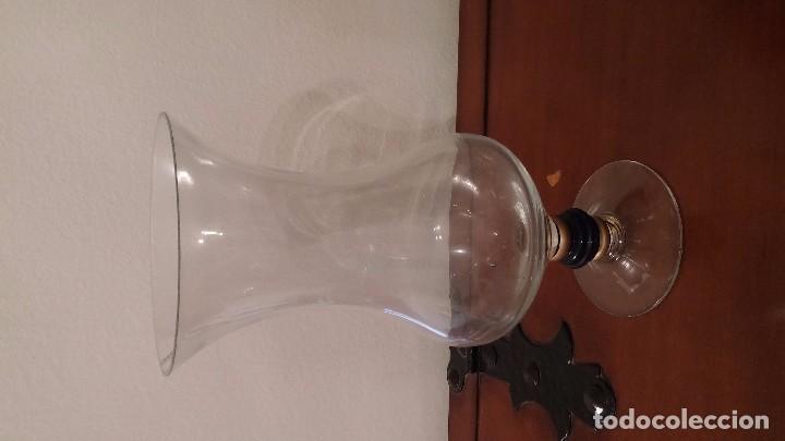 Antig&uuml;edades: Juego de cristal. Bombonera, licorera y perfumera. - Foto 2