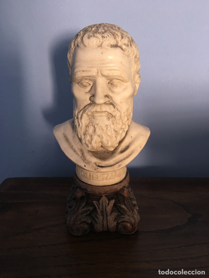 Antig&uuml;edades: Busto de Miguel &Aacute;ngel - Foto 1