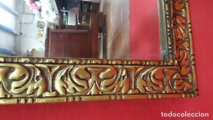 Antig&uuml;edades: Espejo dorado, antiguo. - Foto 2