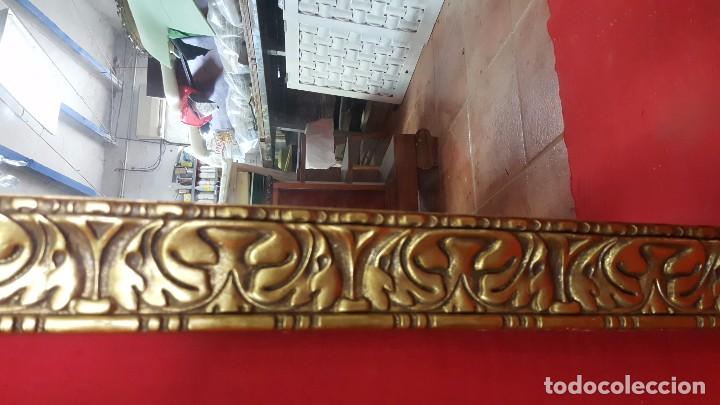 Antig&uuml;edades: Espejo dorado, antiguo. - Foto 3