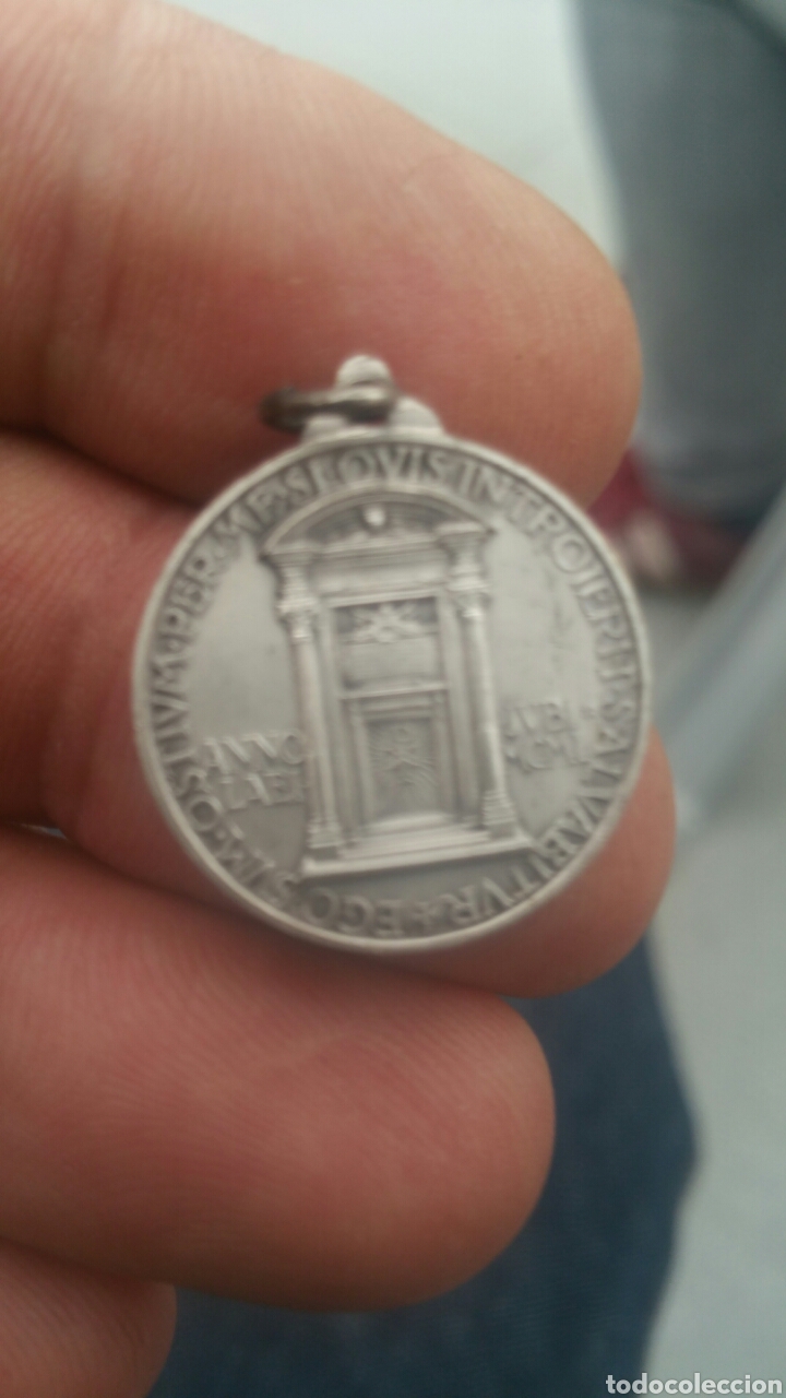 Antig&uuml;edades: Medalla religiosa P&iacute;o XII - Foto 2