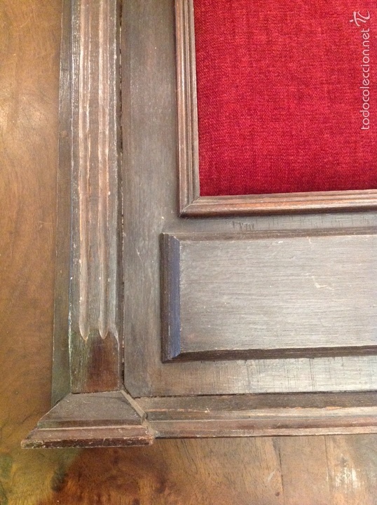 Antig&uuml;edades: Marco moldura XVII - Foto 3