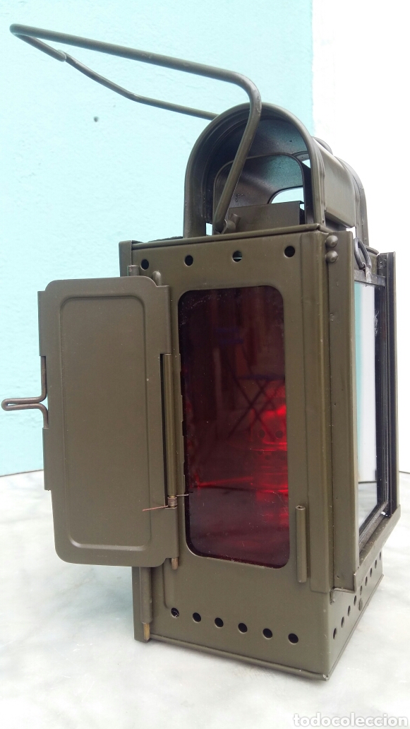 Antig&uuml;edades: Farol antiguo militar - Foto 5