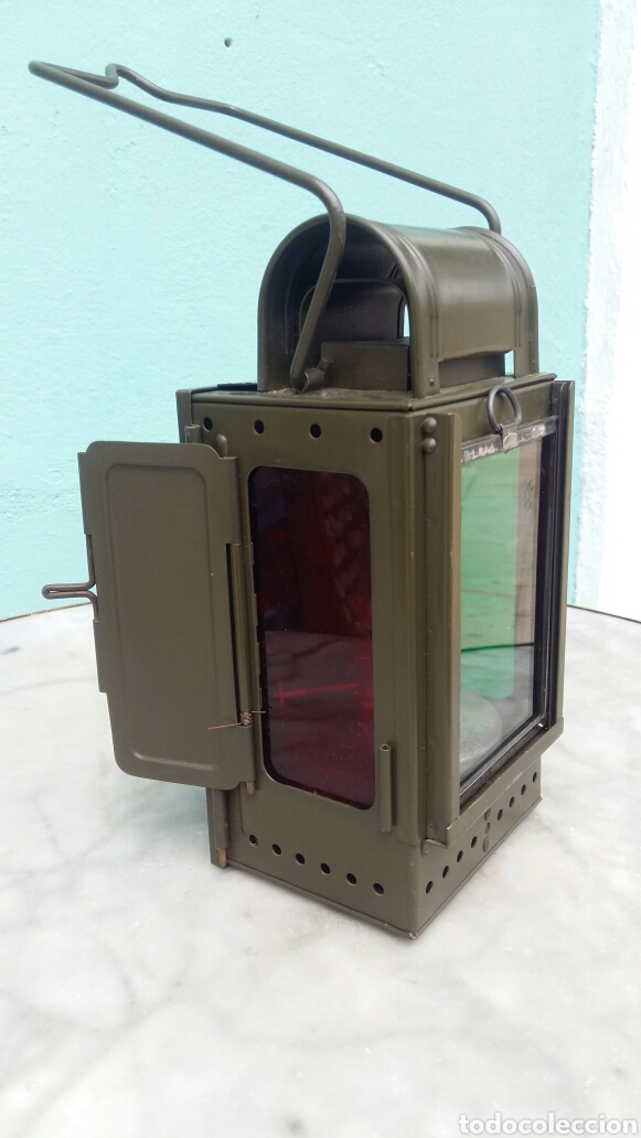 Antig&uuml;edades: Farol antiguo militar - Foto 6