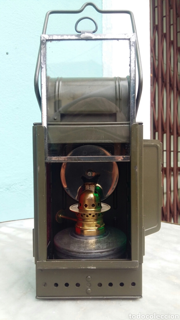 Antig&uuml;edades: Farol antiguo militar - Foto 9