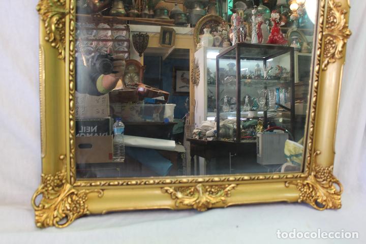 Antig&uuml;edades: espejo en madera dorada - Foto 2