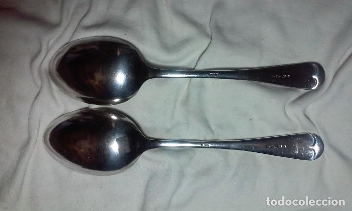Antig&uuml;edades: DOS ANTIGUAS CUCHARAS EN PLATA - Foto 2