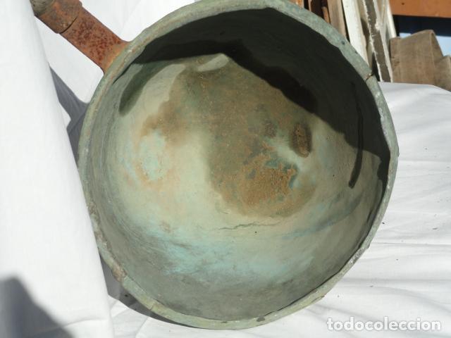 Antig&uuml;edades: ANTIGUO CAZO CHOCOLATERO DE COBRE. - Foto 5