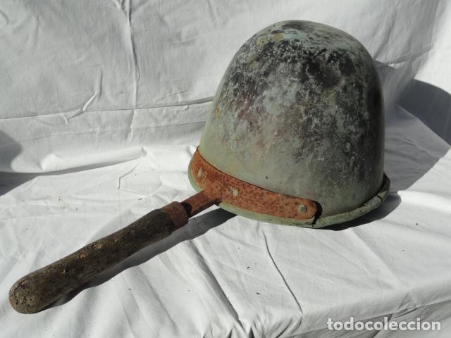Antig&uuml;edades: ANTIGUO CAZO CHOCOLATERO DE COBRE. - Foto 6