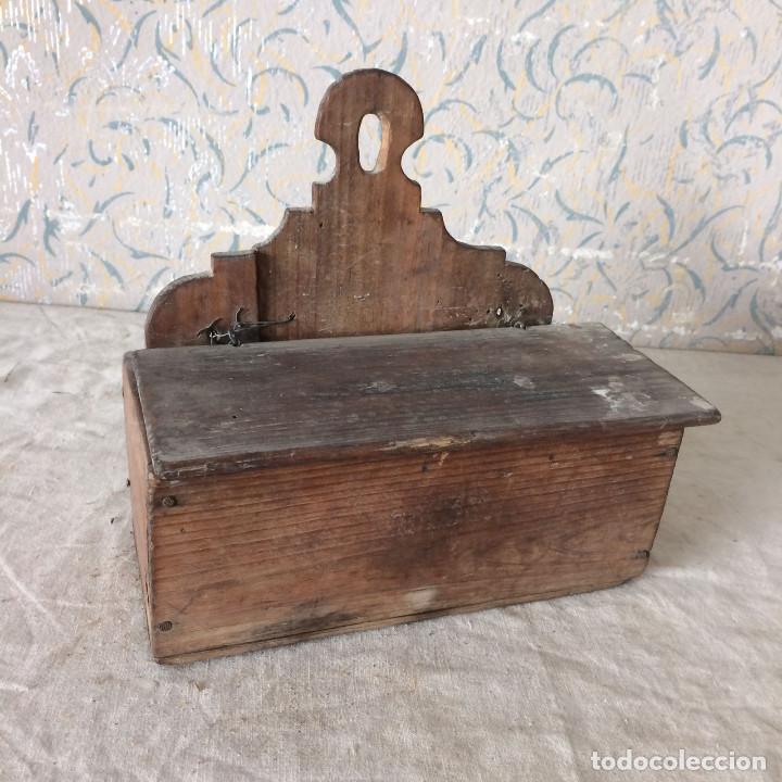 Antig&uuml;edades: CUCHARERO MADERA MUY ANTIGUO - Foto 1
