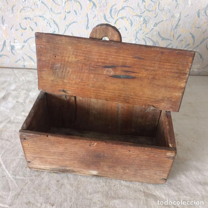 Antig&uuml;edades: CUCHARERO MADERA MUY ANTIGUO - Foto 2