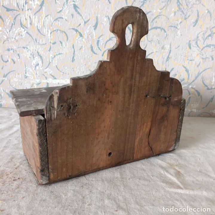 Antig&uuml;edades: CUCHARERO MADERA MUY ANTIGUO - Foto 3