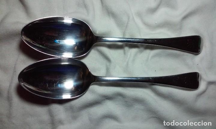Antig&uuml;edades: DOS ANTIGUAS CUCHARAS EN PLATA - Foto 1