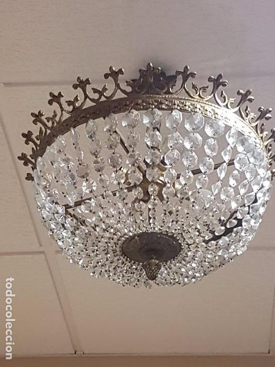 Antig&uuml;edades: LAMPARA MEDUSA CON LA CORONA DE BRONCE - Foto 3