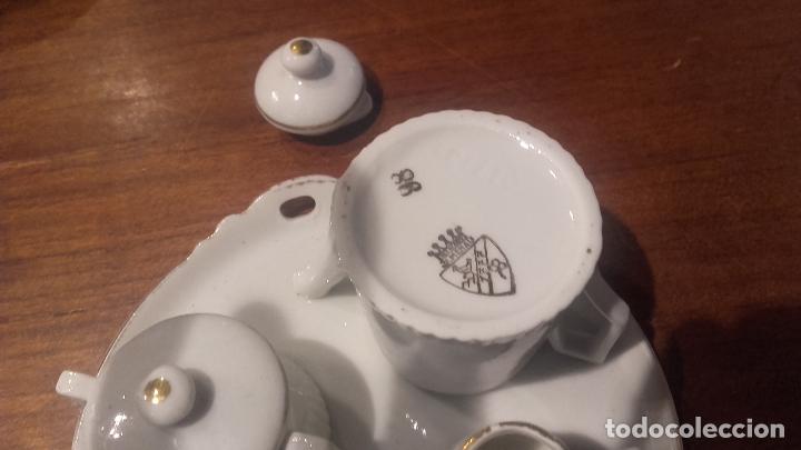 Antig&uuml;edades: Juego cafe miniatura - Foto 4