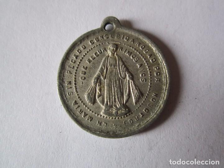 Antig&uuml;edades: MEDALLA ANTIGUA SANCTA INFANTIA - Foto 2