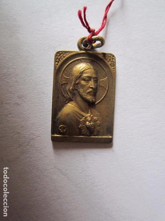 Antig&uuml;edades: MEDALLA ANTIGUA CORAZON DE JESUS - Foto 1