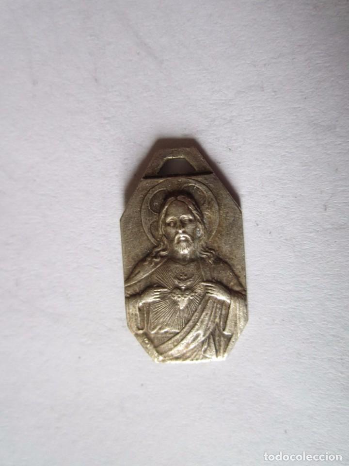 Antig&uuml;edades: MEDALLA ANTIGUA CORAZON DE JESUS - Foto 1