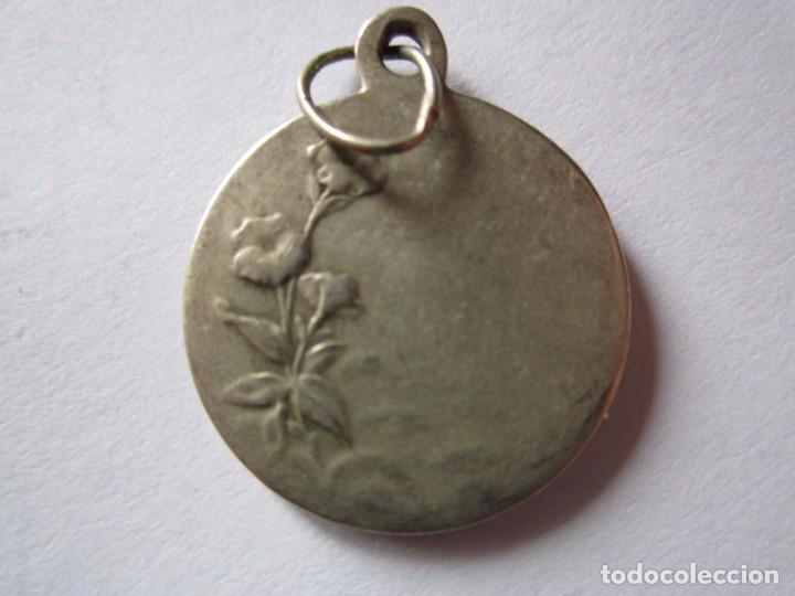 Antig&uuml;edades: (14) MEDALLA DE SAN BLAS PLATA - Foto 2