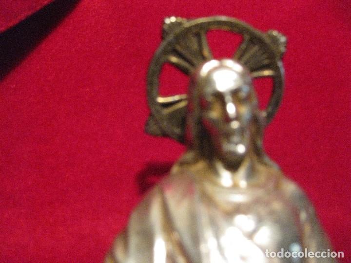 Antig&uuml;edades: Sagrado Corazon de Jes&uacute;s de calamina - Foto 1