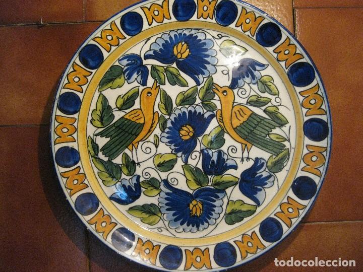 Antig&uuml;edades: gran plato de cer&aacute;mica - Foto 1
