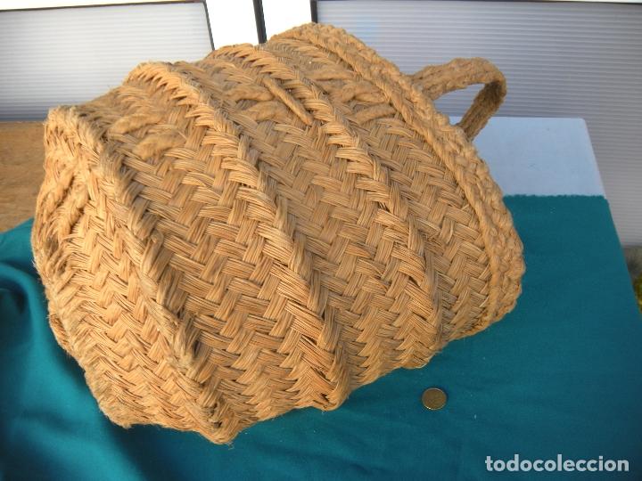 Antig&uuml;edades: ANTIGUO CESTO DE ESPARTO. - Foto 3