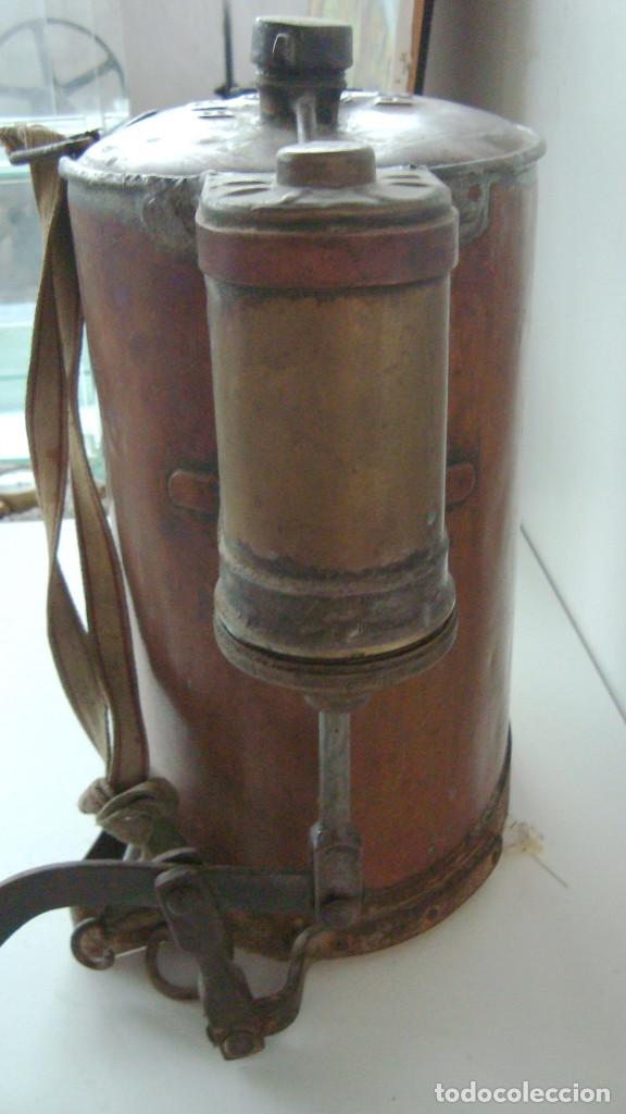 Antig&uuml;edades: Fumigadora de cobre de Paris. - Foto 3