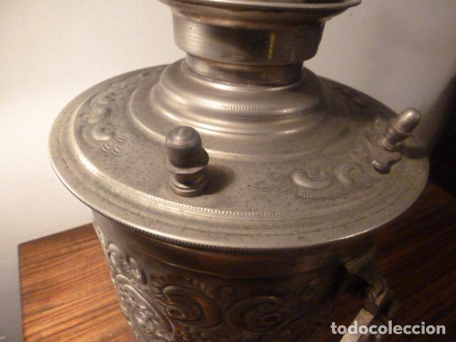 Antig&uuml;edades: SAMOVAR TETERA PLATEADO DE GRAN TAMA&Ntilde;O - Foto 3