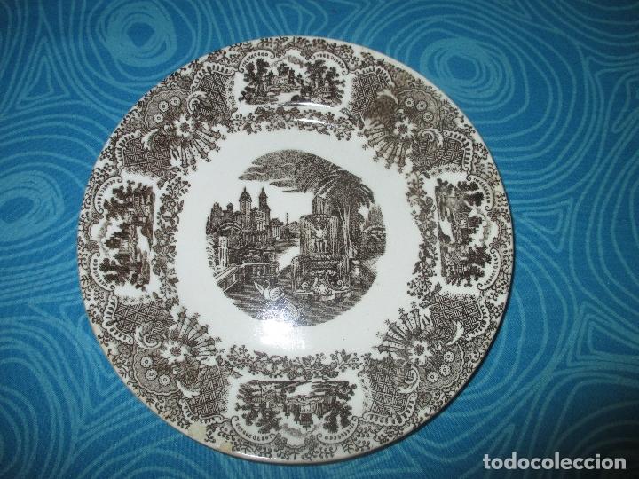 Antig&uuml;edades: PLATO POSTRE CARTUJA PICKMAN , 19 CM, - Foto 1