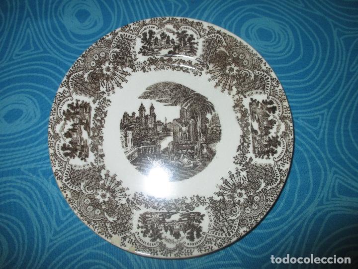 Antig&uuml;edades: PLATO POSTRE CARTUJA PICKMAN , 19 CM, - Foto 3