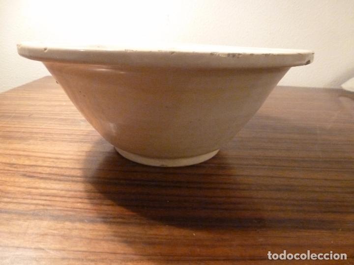 Antig&uuml;edades: CUENCO CENTRO DE CERAMICA BLANCA - Foto 6