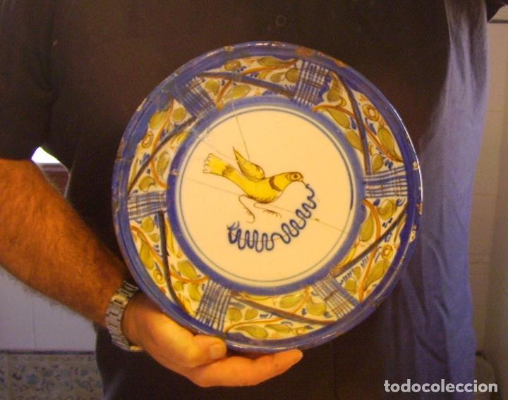 Antig&uuml;edades: PLATO  CER&Aacute;MICA  DE  MANISES  XIX - Foto 11