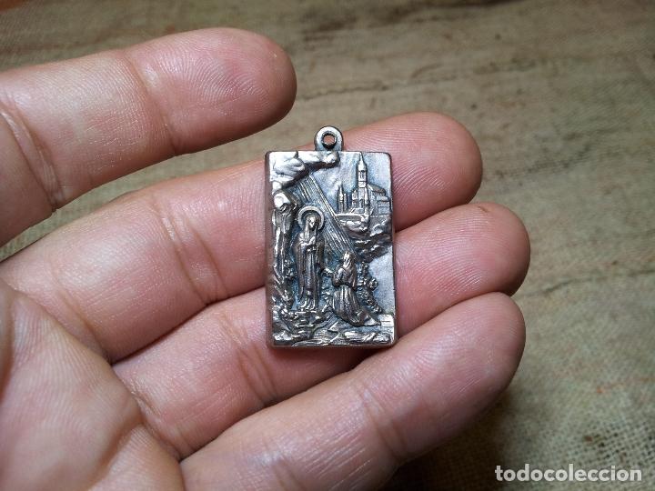 Antig&uuml;edades: ANTIGUA MEDALLA LOURDES - Foto 4