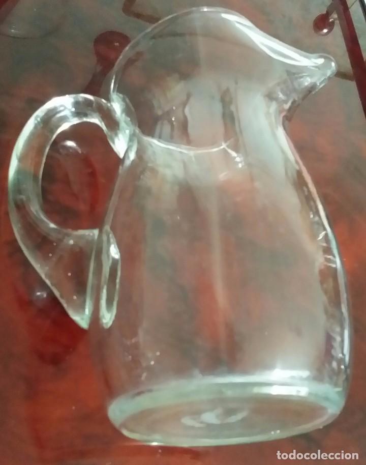Antig&uuml;edades: JARRA DE CRISTAL SOPLADO - Foto 4