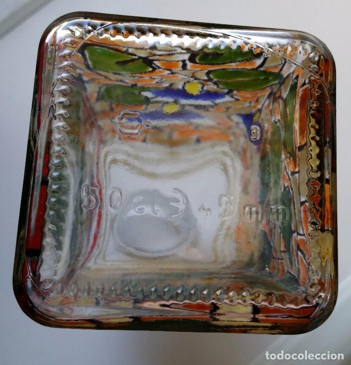 Antig&uuml;edades: BOTELLA ESMALTADA DE CRISTAL USA - Foto 6