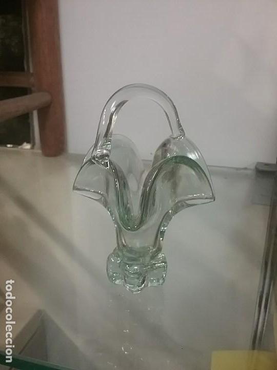 Antig&uuml;edades: CESTITO CRISTAL GRUESO - Foto 2