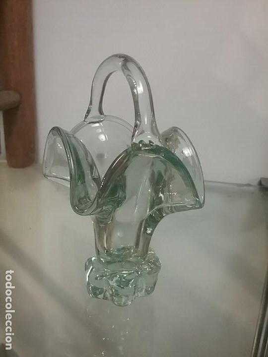 Antig&uuml;edades: CESTITO CRISTAL GRUESO - Foto 3