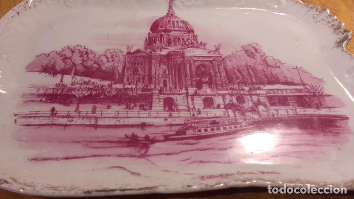 Antig&uuml;edades: Bandeja porcelana de Paris - Foto 2
