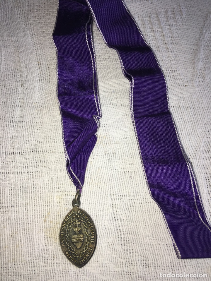 Antig&uuml;edades: Medalla escapulario - Foto 2