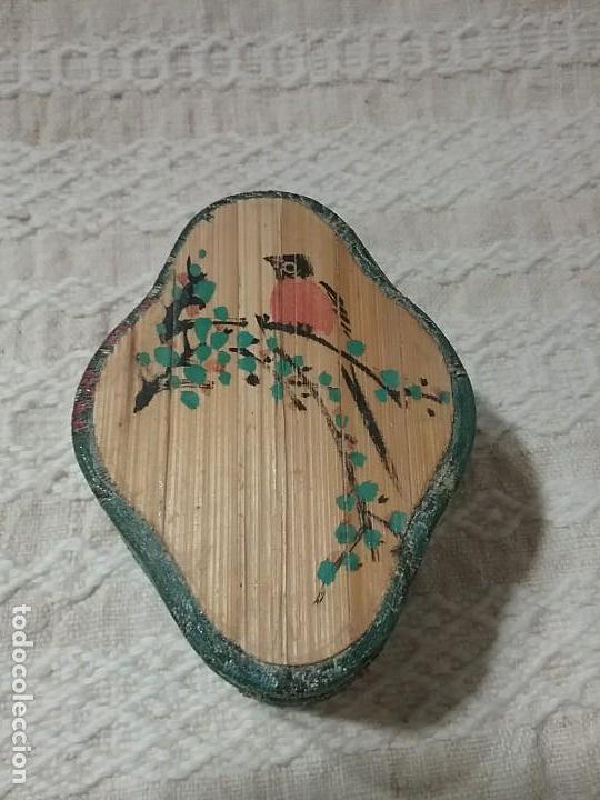 Antig&uuml;edades: ANILLERO CHINO CON AVE PINTADA - Foto 2