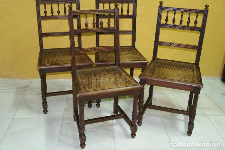 Antig&uuml;edades: 4 SILLAS ALFONSINAS. REF. 5917 - Foto 2